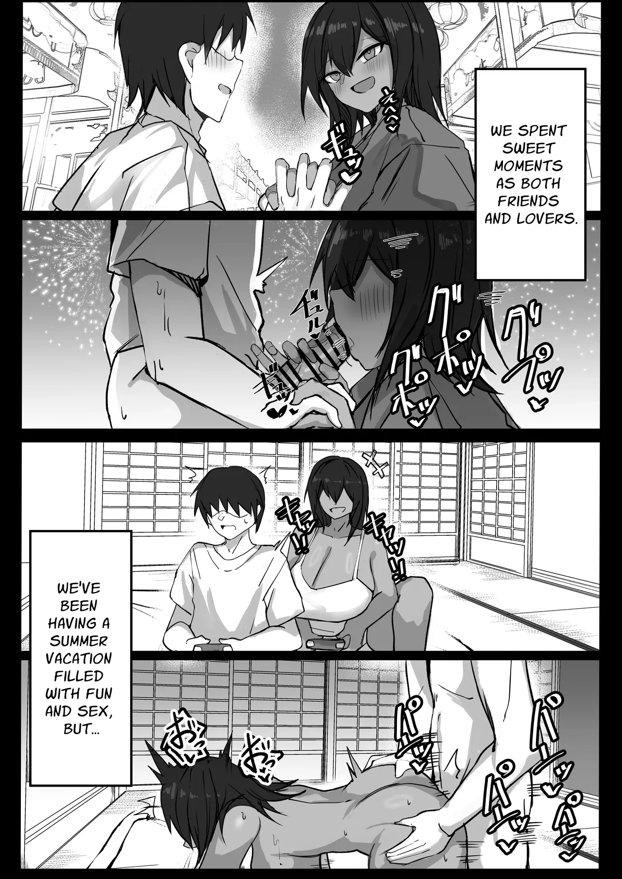 Hentai Manga Comic-Sex With My Tanned Busty Friend Who I Used To Think Was A Guy-Chapter 2-22